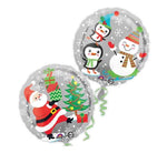 18in Snowman & Penguins Foil Christmas Balloon