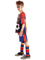 Kids Footballer Zombie Mess-icre Costume