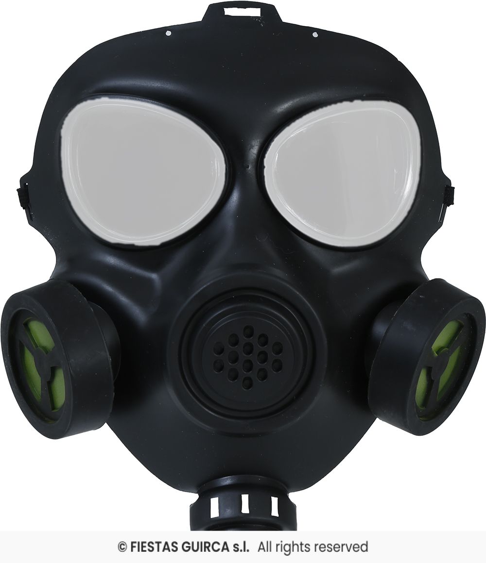 Black PVC Gas Mask