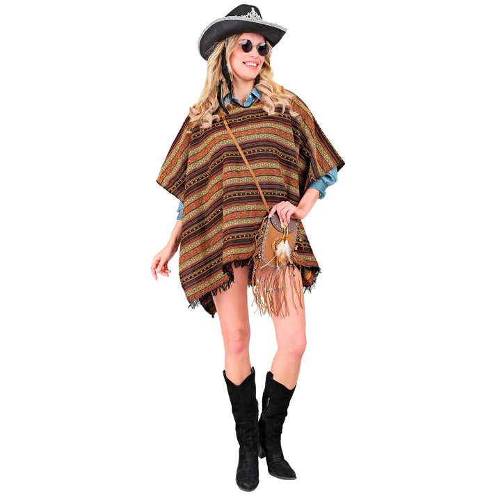 Adult Reversible Mexican / Western Poncho
