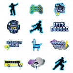 Battle Royal Decoration Cutouts Pack - 12 Pieces