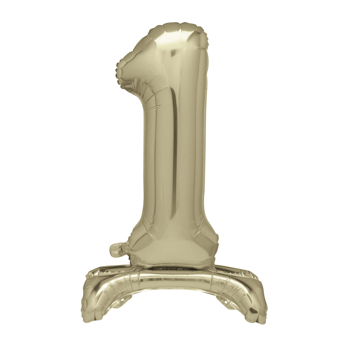 Air Fill Giant Standing Foil Balloon - Gold Number 1