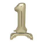 Air Fill Giant Standing Foil Balloon - Gold Number 1
