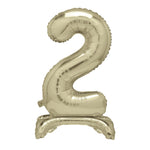 Air Fill Giant Standing Foil Balloon - Gold Number 2