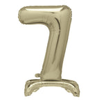Air Fill Giant Standing Foil Balloon - Gold Number 7