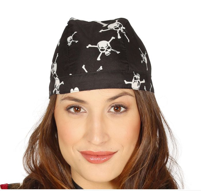 Pirate Skull & Cross Bone Headband / Scarf