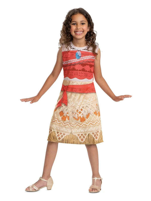 Disney Girls Moana Vaiana Basic Plus Costume