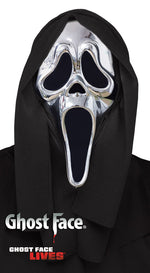 Ghost Face® Chrome Mask Adult