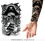 Pirate Tattoo, 14x30 cm