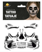 Skeleton Face Tattoo