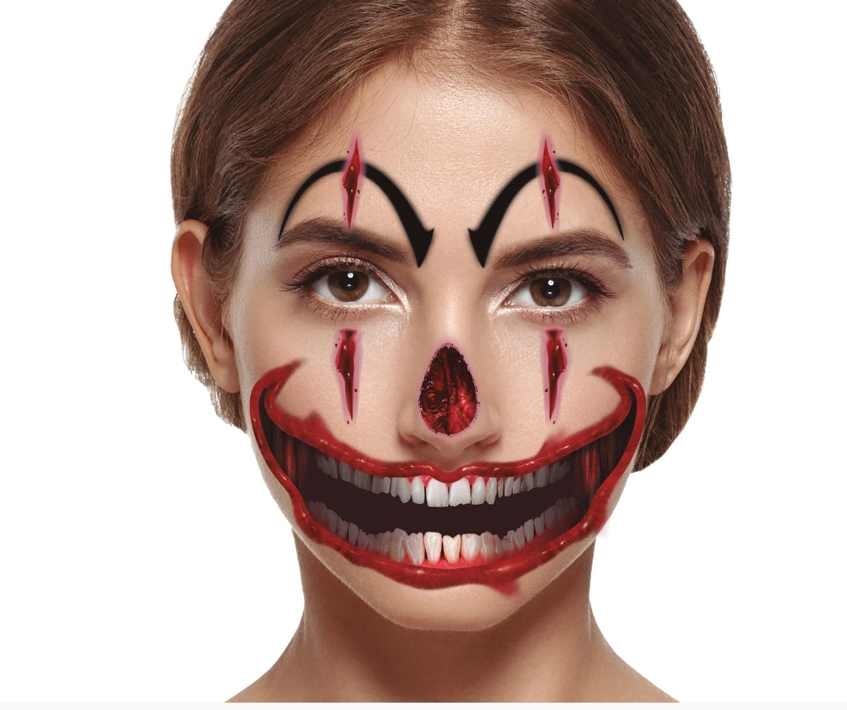 Clown Face Tattoo