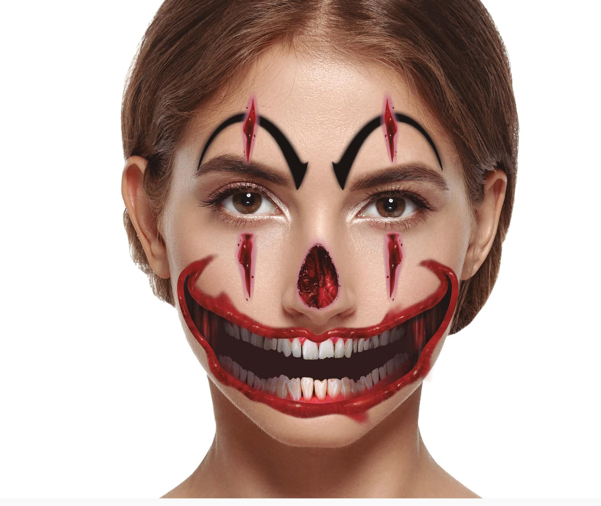 Clown Face Tattoo