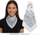 Cowboy Bandana - White