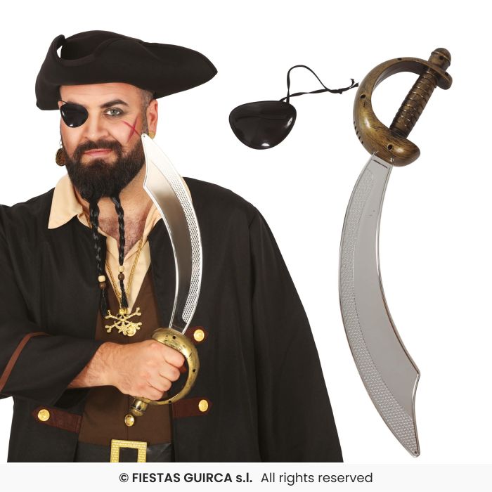 Pirate Sable with Eyepatch - 47cm