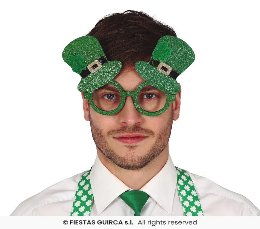 St Patrick Novelty Glasses
