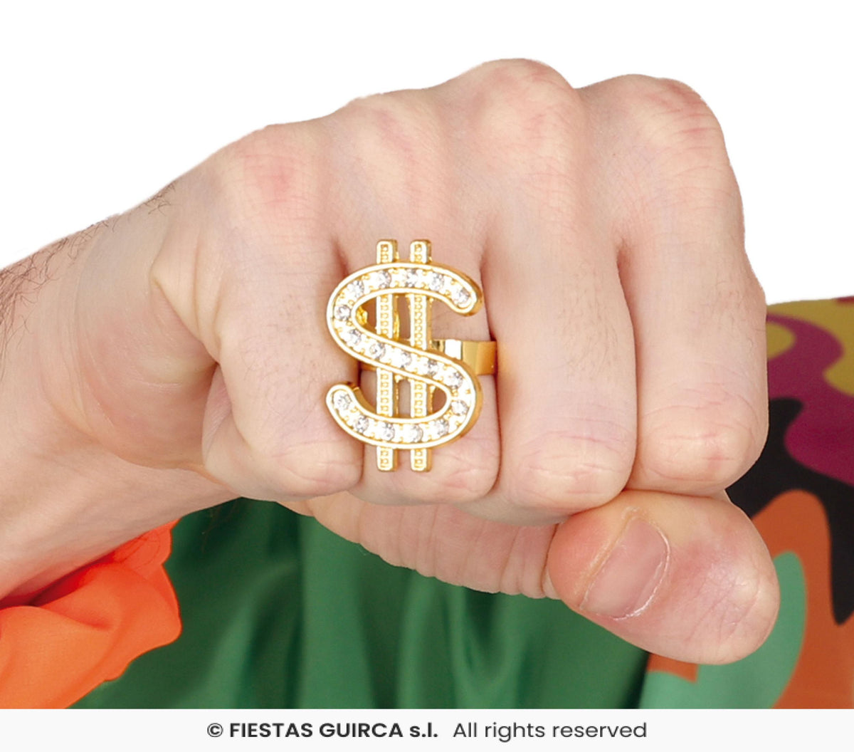"Dollar" Ring, Metallic