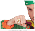 "Dollar" Ring, Metallic