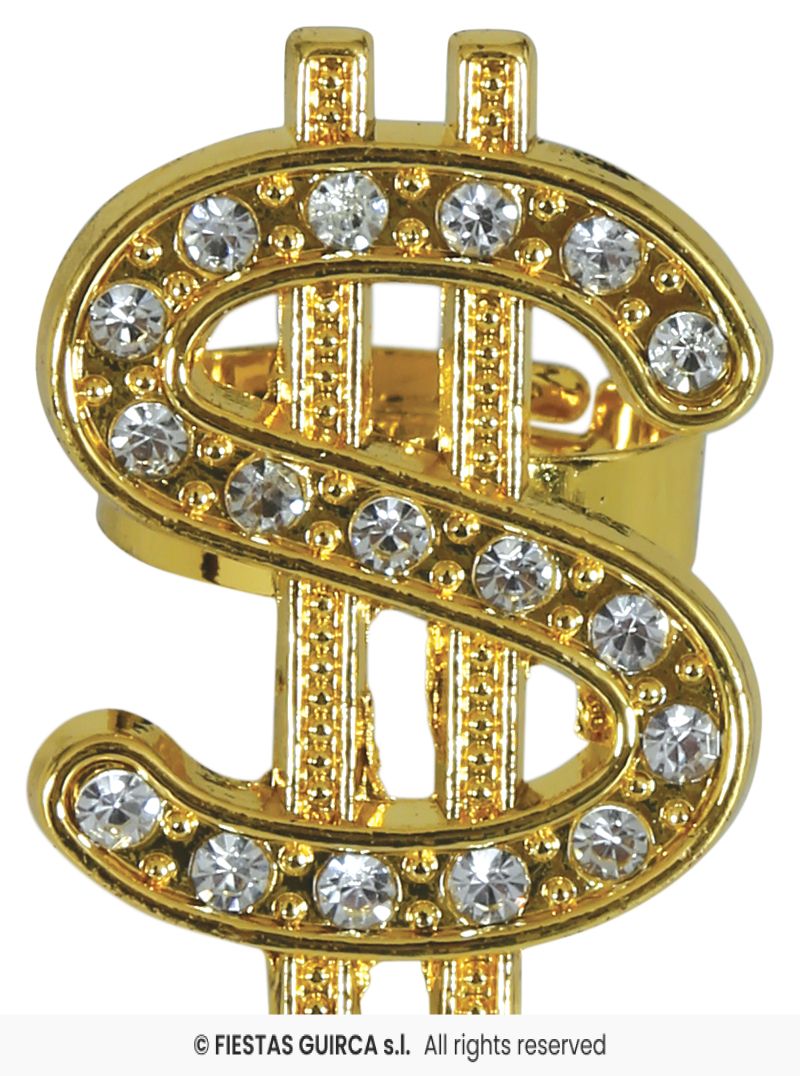 "Dollar" Ring, Metallic