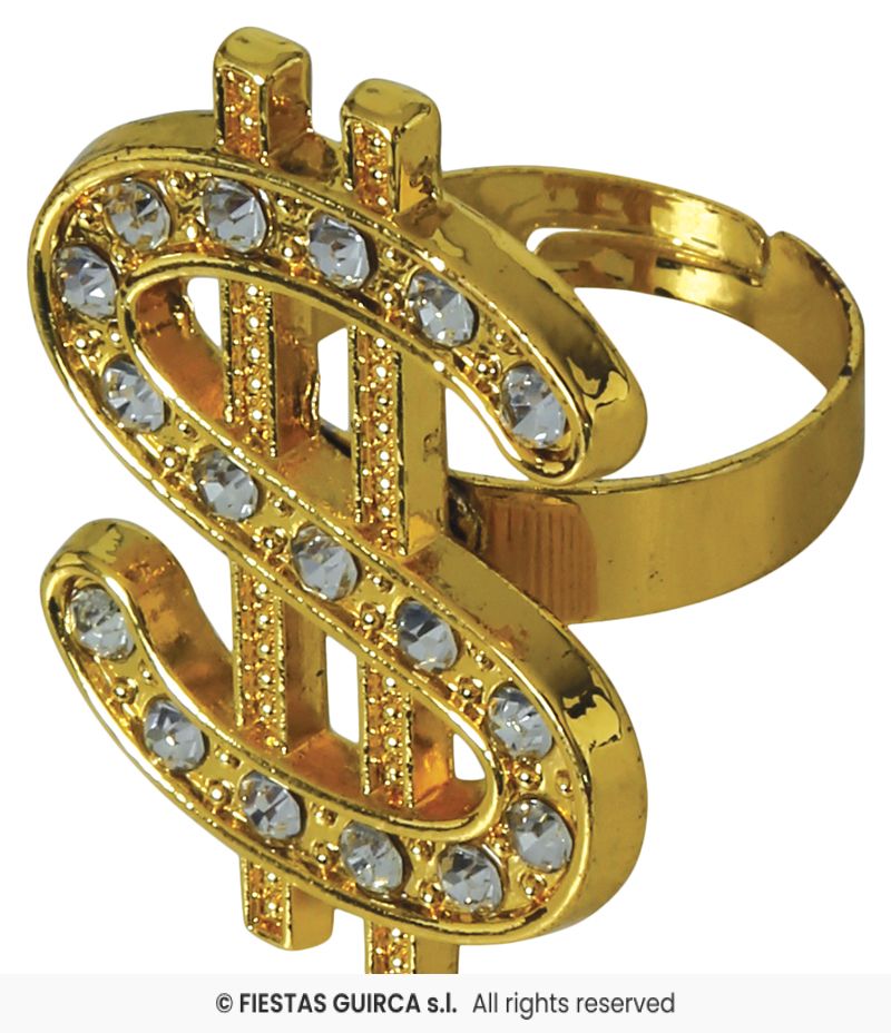 "Dollar" Ring, Metallic
