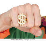"Dollar" Ring, Metallic