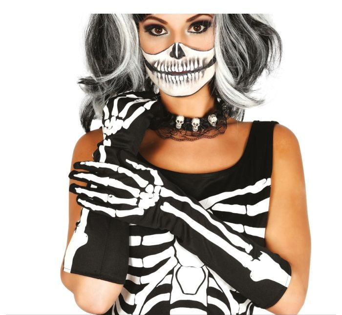 Skeleton Gloves 40 cm