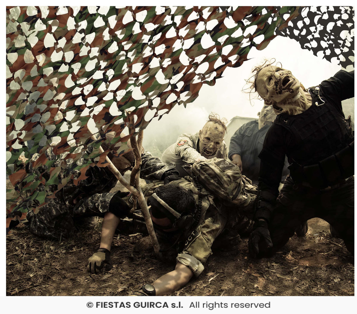 Camouflage Fabric 180x70 cms
