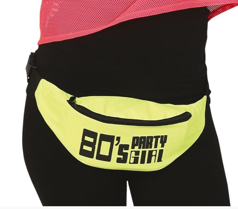 80's Belt Pouch / Bum Bag Neon Yellow