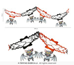 Halloween Fantasy Bat Garland 15x200cm