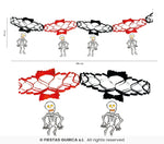 Halloween Skeleton Garland 15x200cm