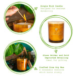 130g Sandalwood & Jasmine Wax Scented Candle Nicola Spring