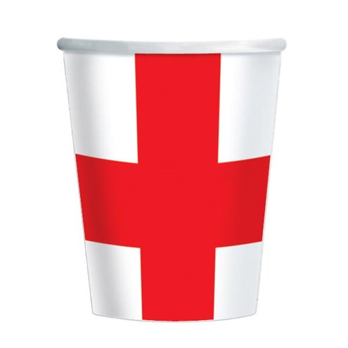 St George's Day Party Paper Cups - 8pk