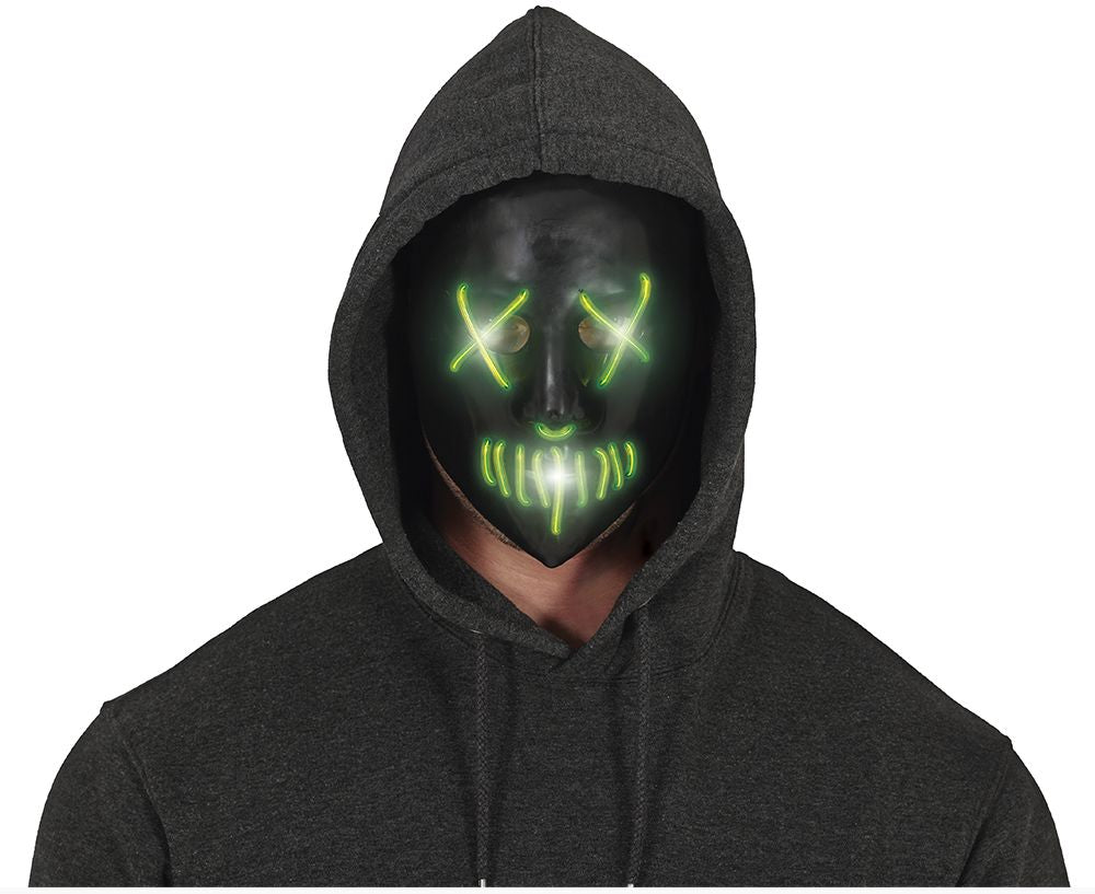 Black Mask with Light, PVC