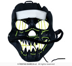 Black Smiling Mask with Light - PVC