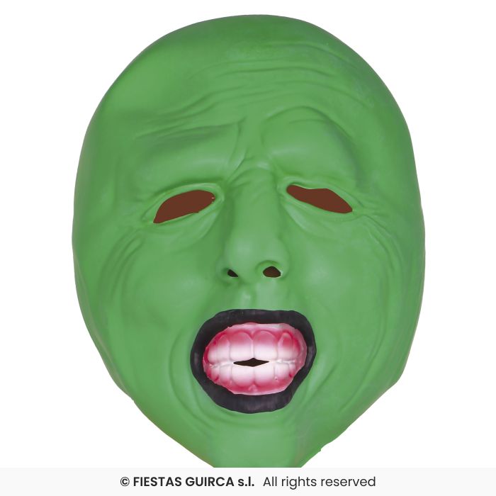 Green Venom Villain Overhead Latex Mask