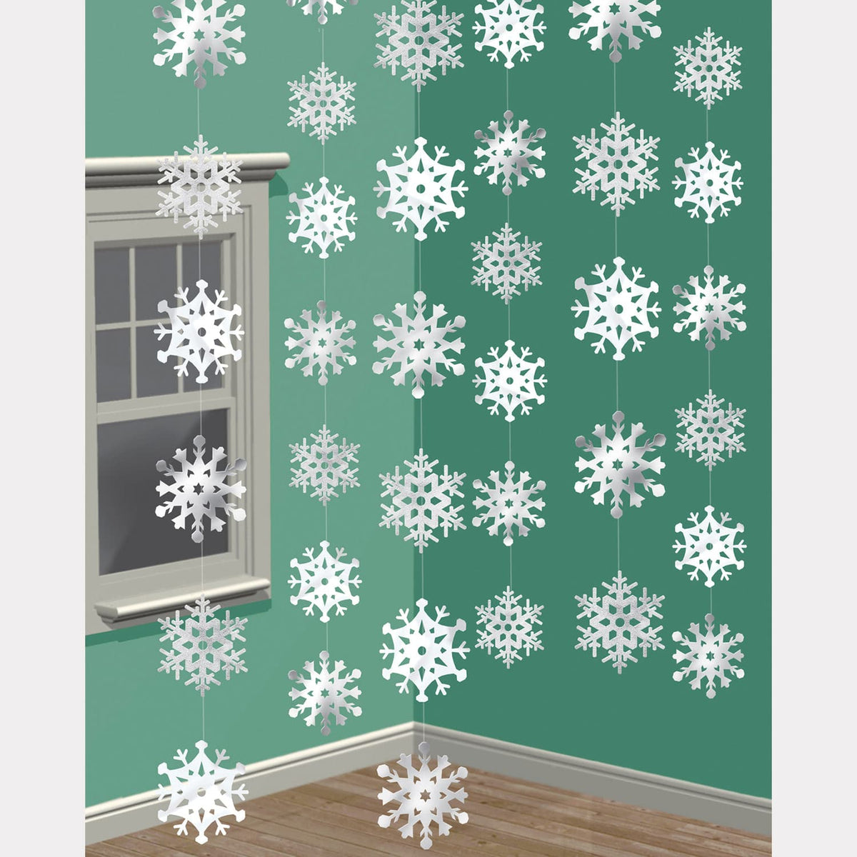 Snowflake String Decoration 2.1m