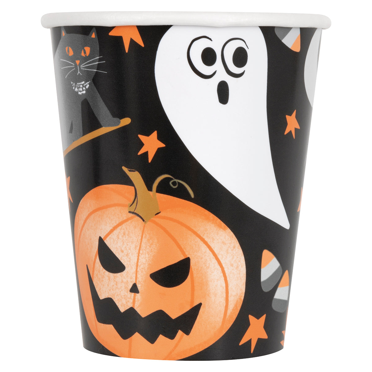 Bats & Boo's Halloween Paper Cups x 8