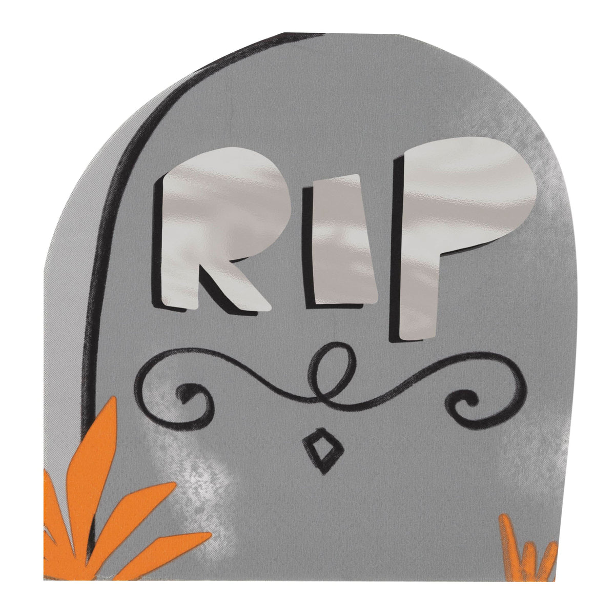 Bats & Boo's Halloween Tombstone Napkins - 16pk