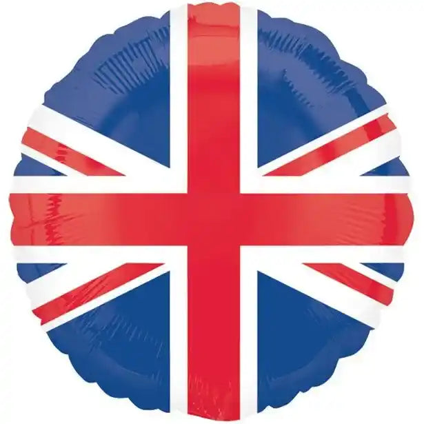 Union Jack Round 18" Foil Balloon