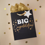 Big Congratulations Gift Bag with Star Swing Tag 1 Pack