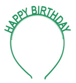 Happy Birthday Headbands - 4pk Party Favours