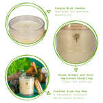 130g Green Pomelo & Passion Fruit WaxCandle Nicola Spring