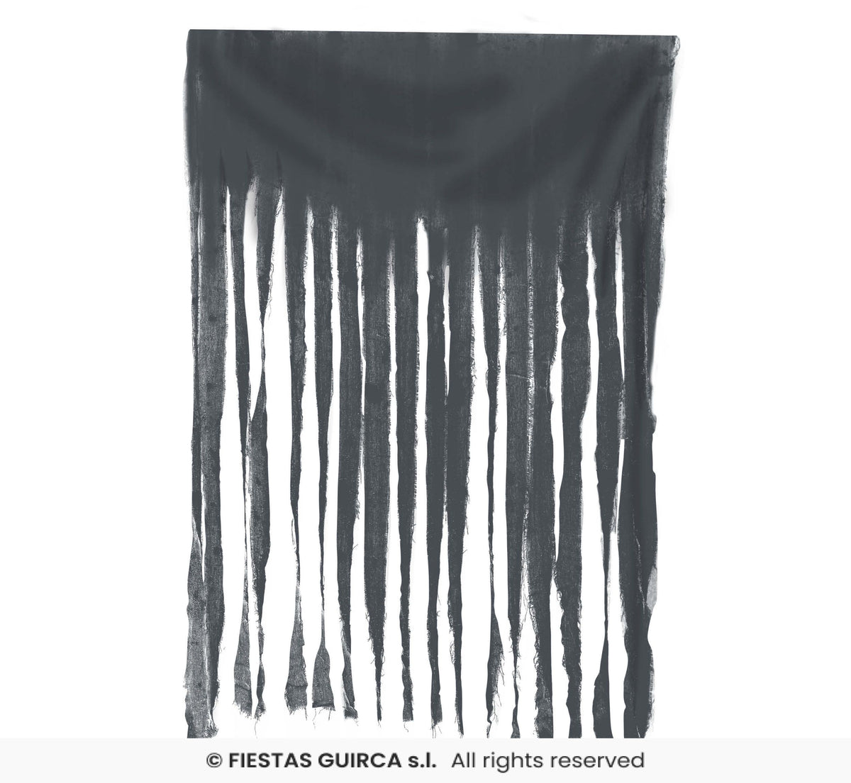 Grey Fabric Walkthrough Door Curtain - 100x200cm