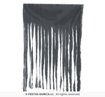 Grey Fabric Walkthrough Door Curtain - 100x200cm