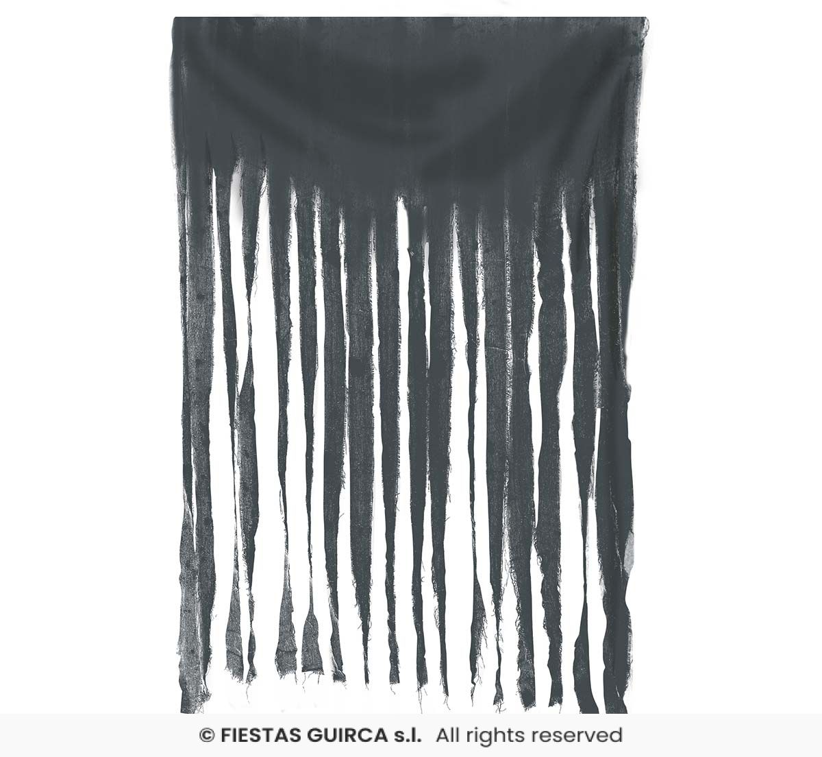 Grey Fabric Walkthrough Door Curtain - 100x200cm
