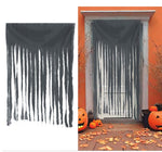 Grey Fabric Walkthrough Door Curtain - 100x200cm