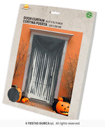 Grey Fabric Walkthrough Door Curtain - 100x200cm