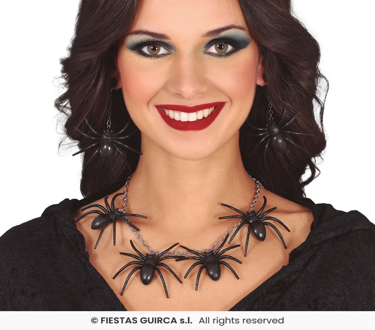 Spider Necklace and Earrings Set