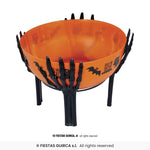 Halloween Orange Bowl with Support - 26x18 cm