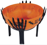 Halloween Orange Bowl with Support - 26x18 cm