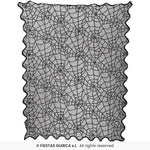 Black Lace Table Covering Web Design - 100x75cm